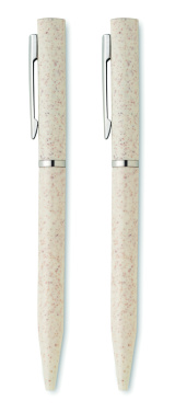 Logo trade reklaamkingitused foto: PEAT nisuõlest keskkonnasõbralik pastapliiatsi komplekt